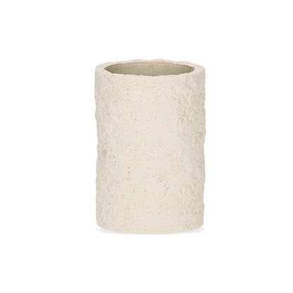 Copo Porta-Escova e Pincéis Branco Rústico