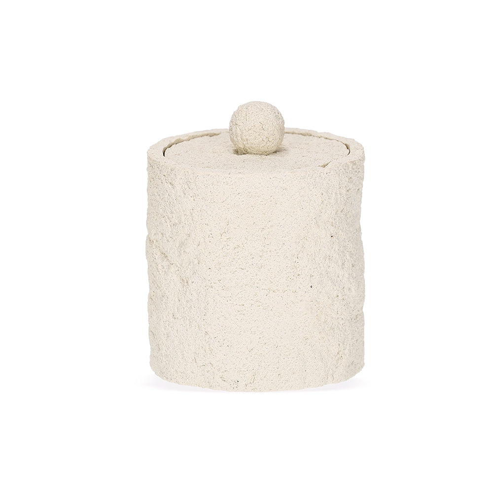 Pote Porta-Objetos Multiuso Branco Rústico