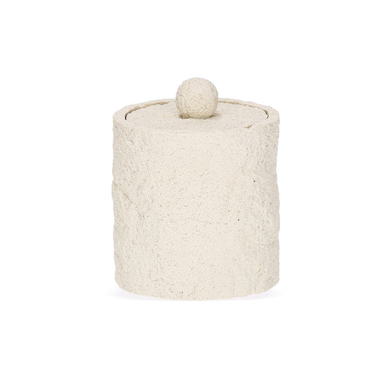 Pote Porta-Objetos Multiuso Branco Rústico