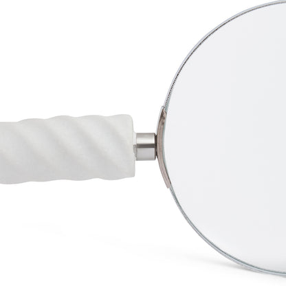 Lupa Decorativa Branca | Objeto de Decoração Atemporal