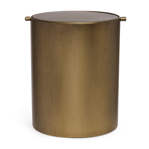 Lixeira em metal 7 Litros - Dourado