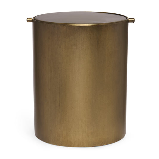 Lixeira em metal 7 Litros - Dourado