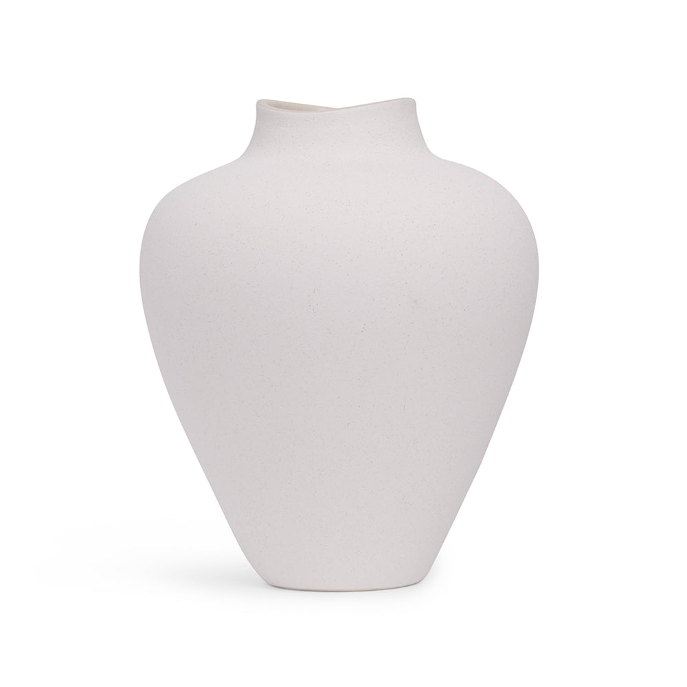 Vaso em Cerâmica Branco para Decoração
