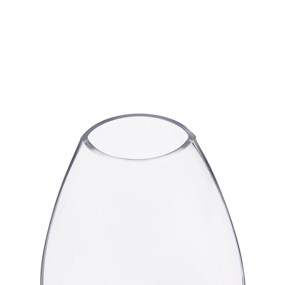 Vaso em Vidro Transparente 25cm para Arranjos