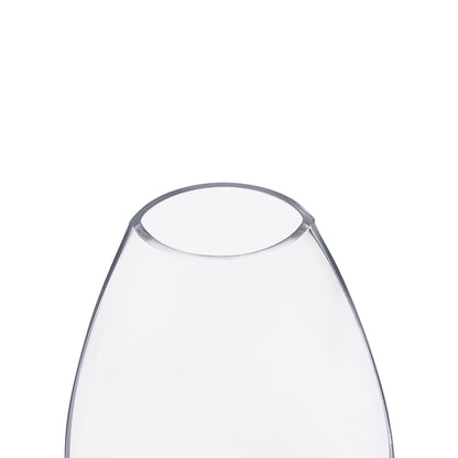 Vaso em Vidro Transparente 25cm para Arranjos