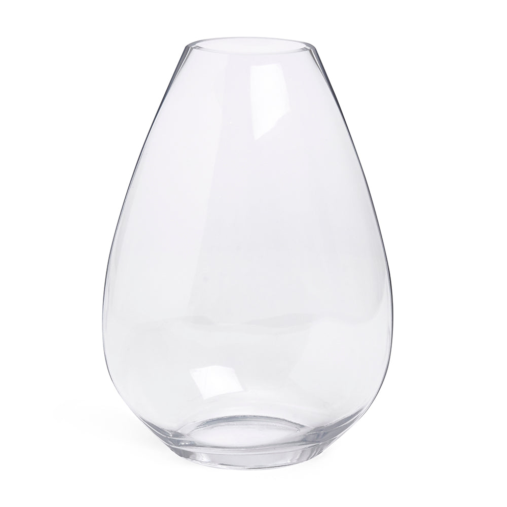 Vaso em Vidro Transparente 30,5cm para Arranjos