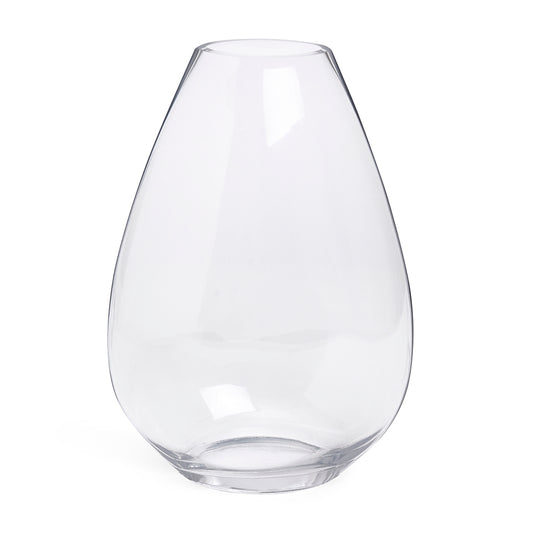 Vaso em Vidro Transparente 30,5cm para Arranjos