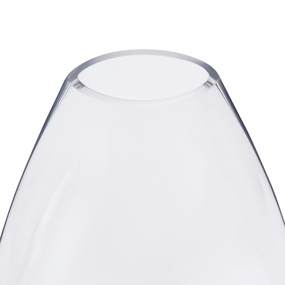 Vaso em Vidro Transparente 30,5cm para Arranjos