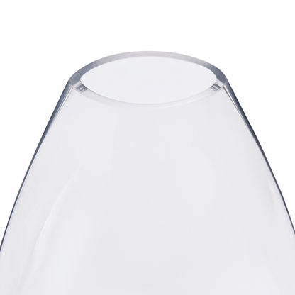 Vaso em Vidro Transparente 30,5cm para Arranjos