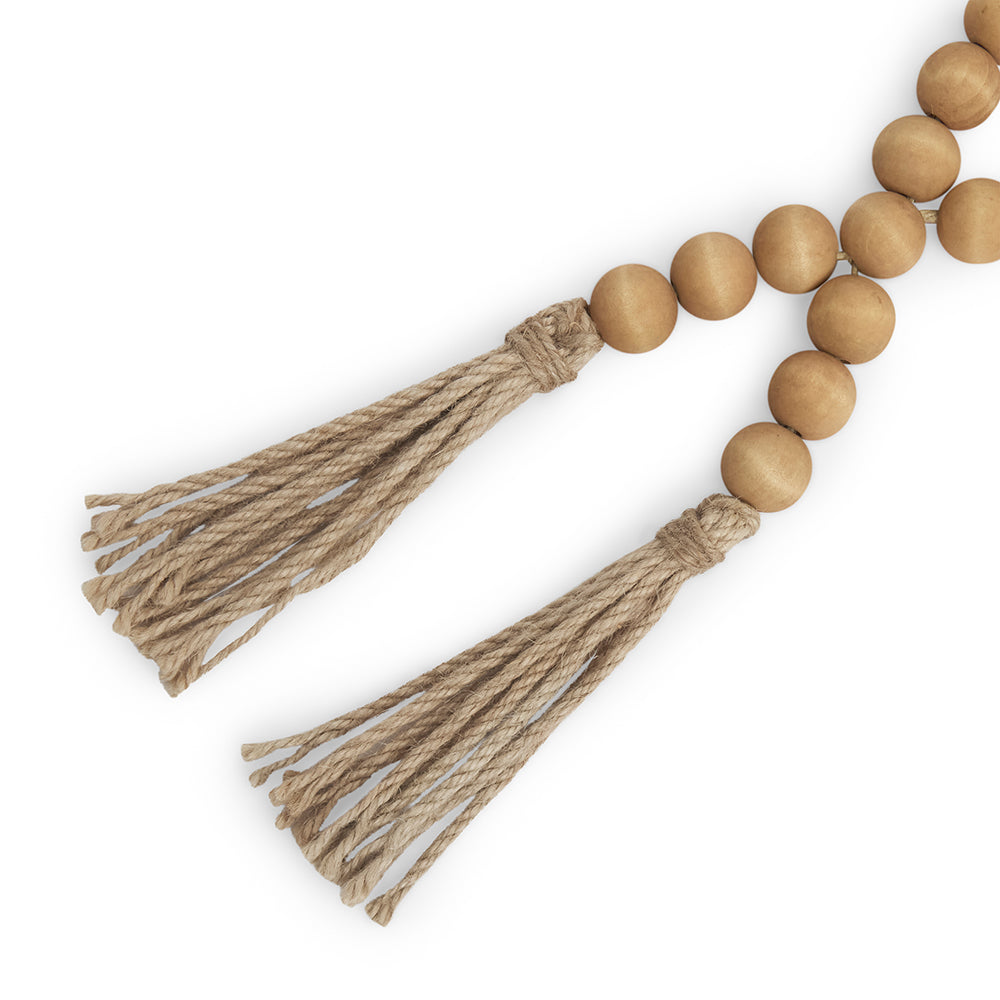 Colar decorativo em madeira - 52,5cm