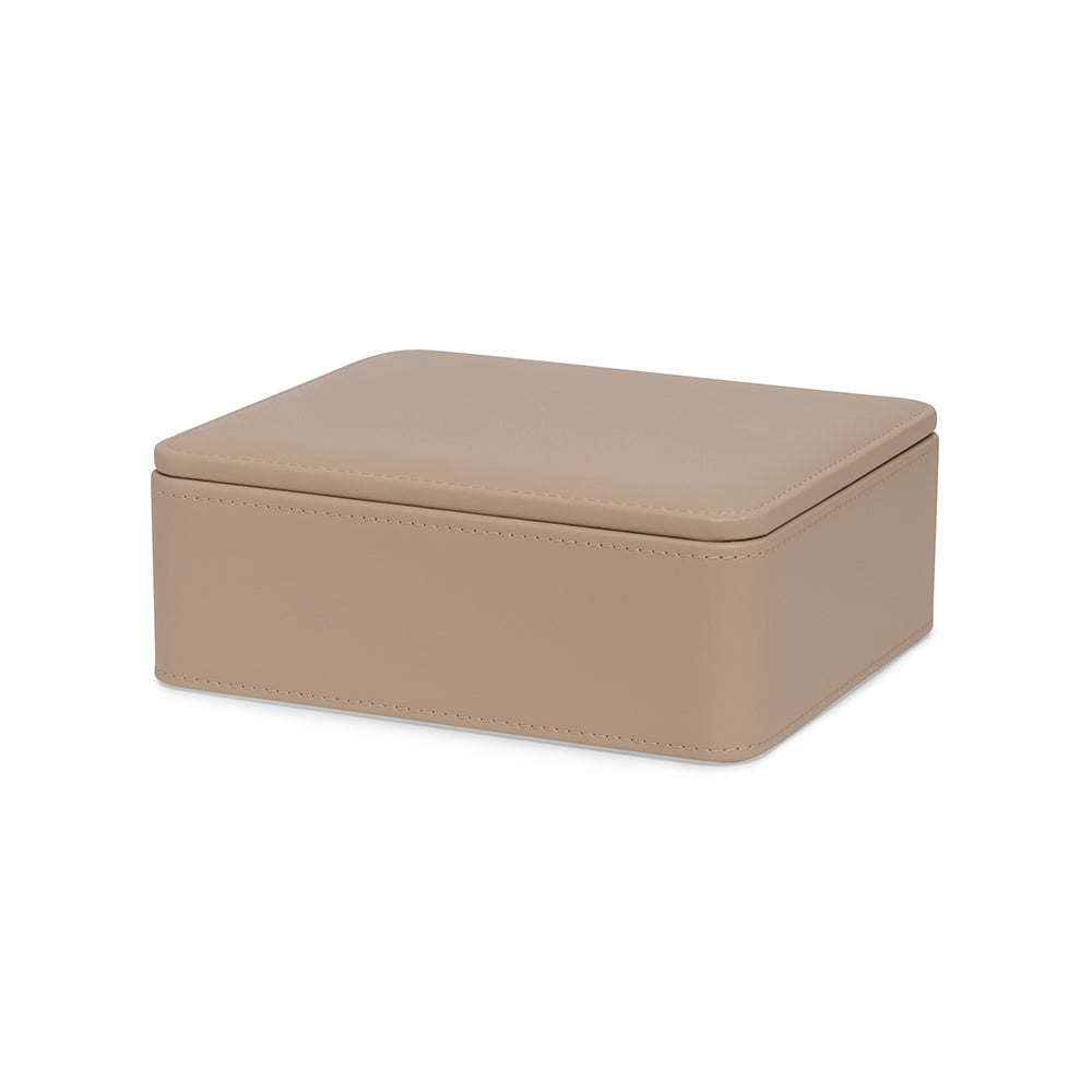 Caixa em MDF e PU - BEGE