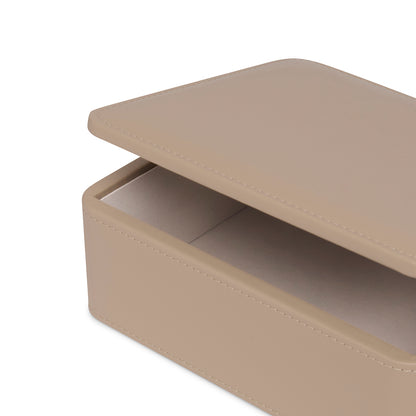 Caixa em MDF e PU - BEGE