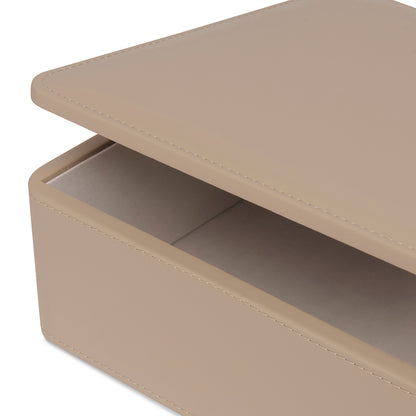 Caixa em MDF e PU - BEGE