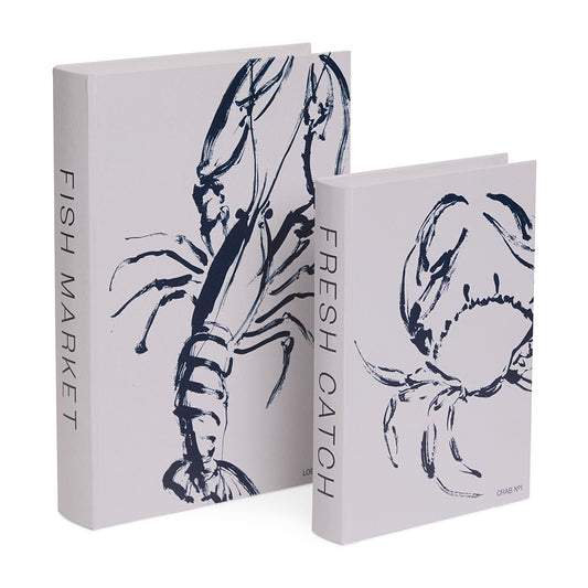 Livro Caixa Decorativo Mar – Decoração Estilo Casa Praiana