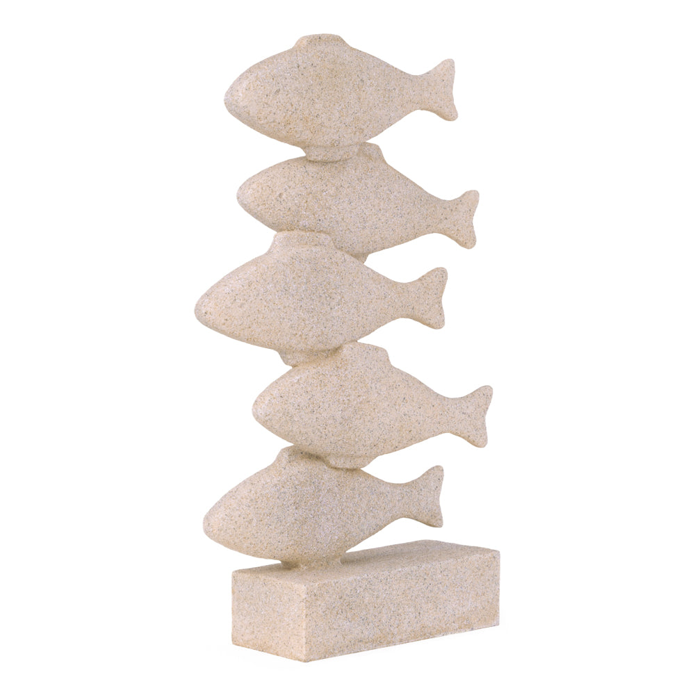 Escultura peixes em polirresina