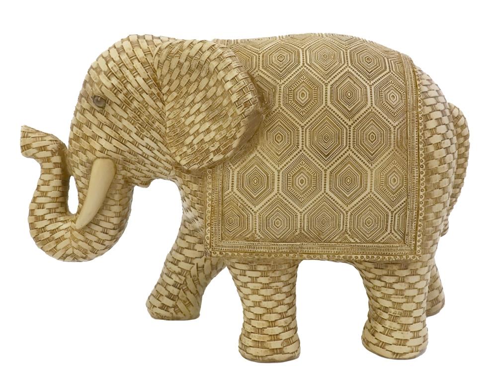 Escultura elefante em resina