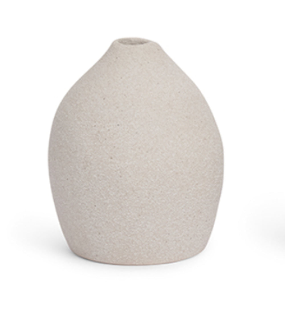 Mini vasos em cerâmica - Areia