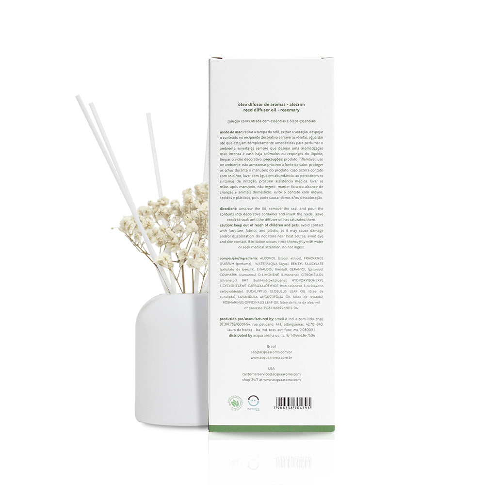 Óleo difusor de aromas alecrim 120ml