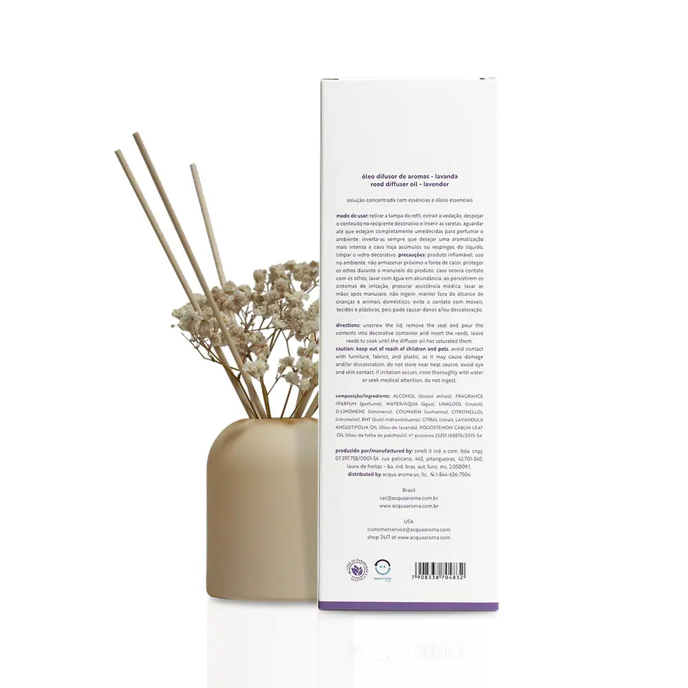 Difusor de Ambiente  Frasco + 120ml + Varetas